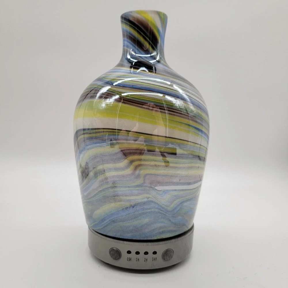 Essential Oil Diffuser Artisan Seaglass Aromatherapy Vaporizer Ultrasonic Cool